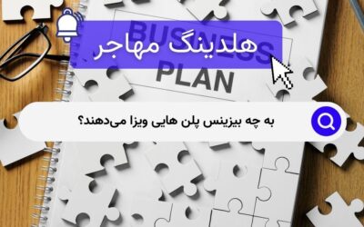 به چه بیزینس پلن هایی ویزا می‌دهند؟