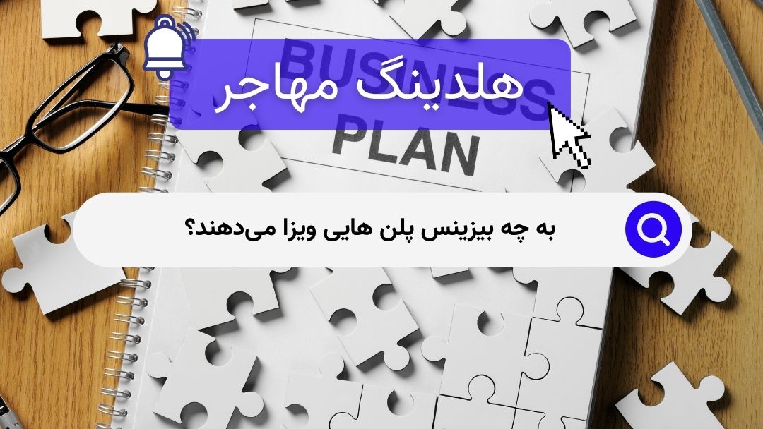 به چه بیزینس پلن هایی ویزا می‌دهند؟